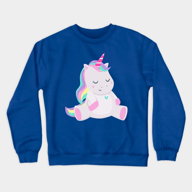 Unicorn Crewneck Sweatshirt by FunUsualSuspects